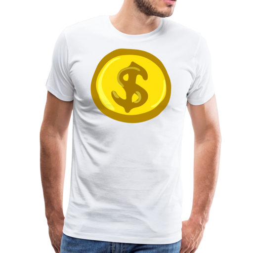 Dollar Men’s Premium T-Shirt - wit