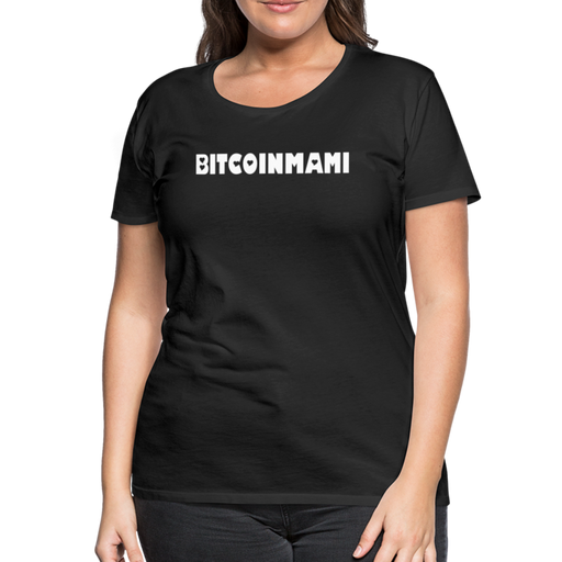 BITCOINMAMI Women’s Premium T-Shirt - zwart