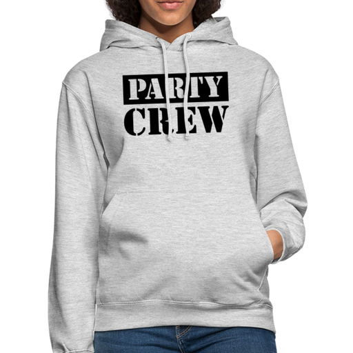 Party Crew Unisex Hoodie - lichtgrijs gemêleerd