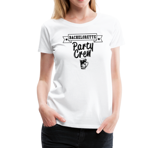 Bachelorette Party Crew Women’s Premium T-Shirt - wit