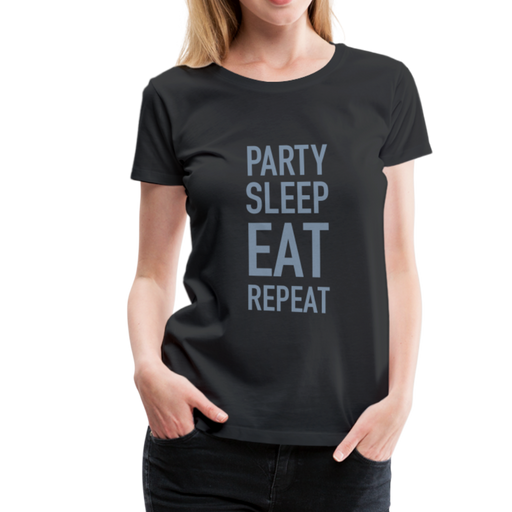 PARTY Women’s Premium T-Shirt - zwart