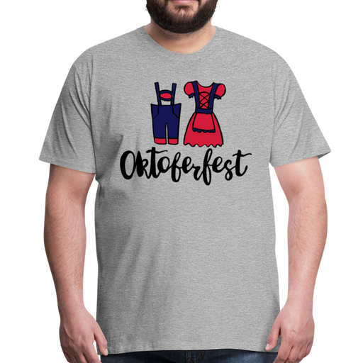 Oktoberfest Men’s Premium T-Shirt - grijs gemêleerd