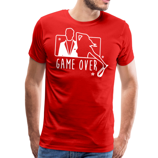 Game Over Men’s Premium T-Shirt - rood