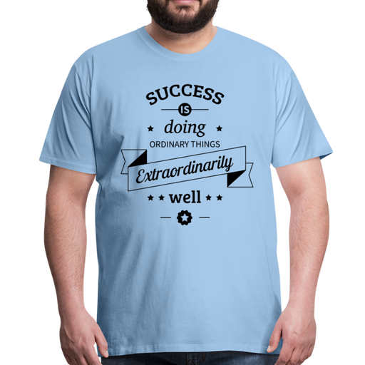 Success Men’s Premium T-Shirt - sky