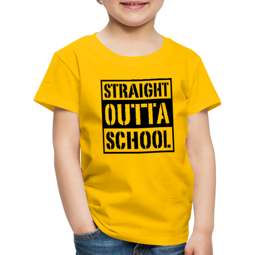 Straight Outta School Kids' Premium T-Shirt - zongeel