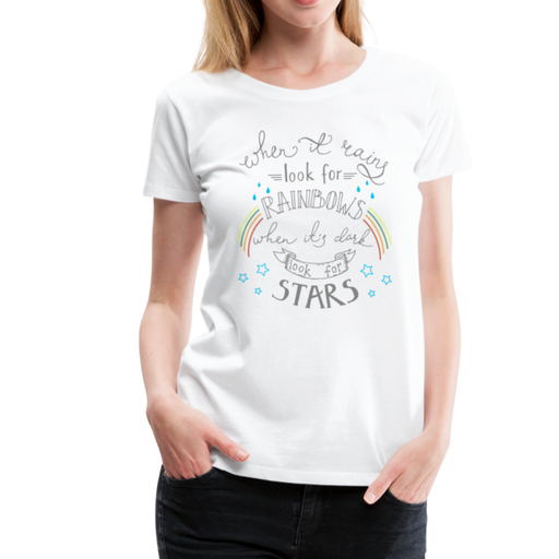 STARS Women’s Premium T-Shirt - wit
