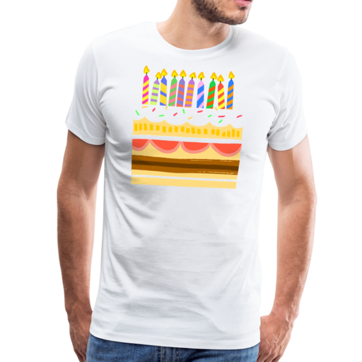 Cake Men’s Premium T-Shirt - wit