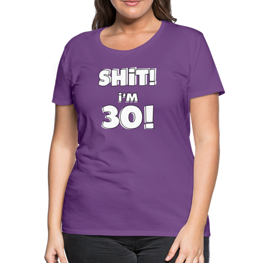 30 Women’s Premium T-Shirt - paars