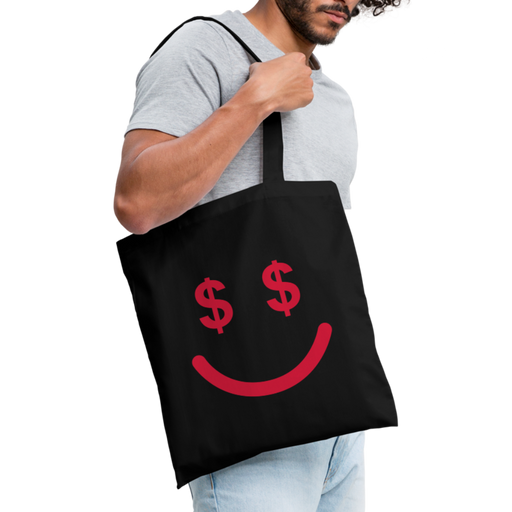 Money Smile Tote Bag - zwart