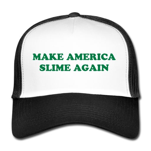 SLIME Trucker Cap - wit/zwart