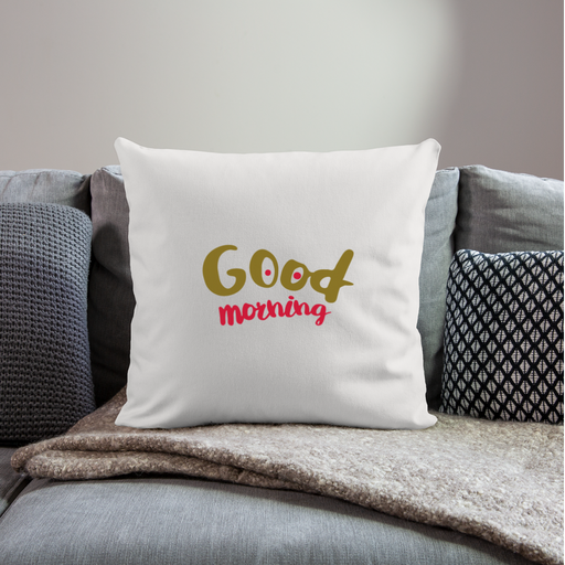 Goodmorning Sofa pillow with filling 45cm x 45cm - natuurwit