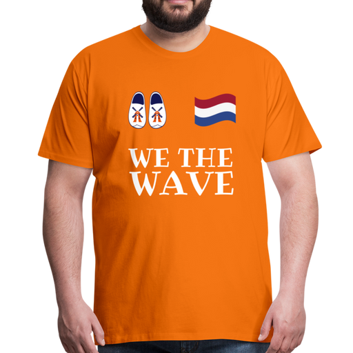 We The Wave (Oranje) t-shirt - oranje