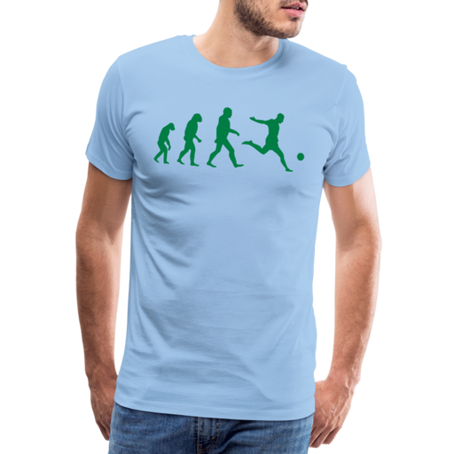 Voetbal - Men's Premium T-Shirt - sky