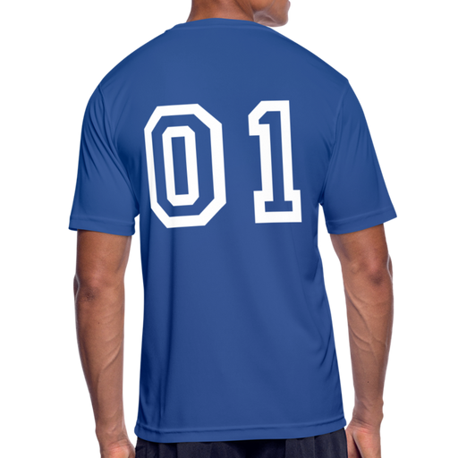 01 - Men's Breathable T-Shirt - royal blauw