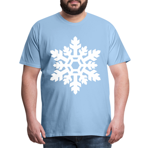 Snowflake - Men's Premium T-Shirt - sky
