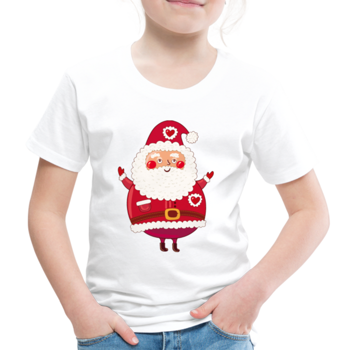 Kerstman - Kids' Premium T-Shirt - wit