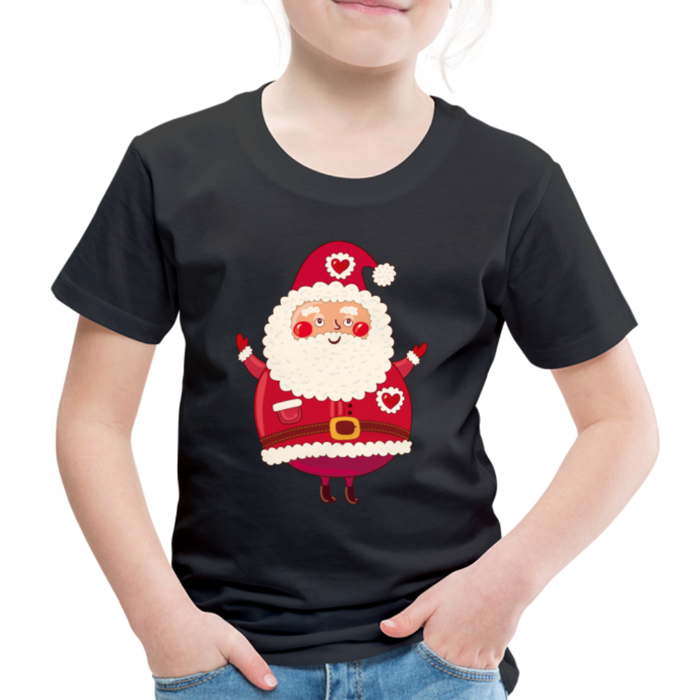 Kerstman - Kids' Premium T-Shirt - zwart