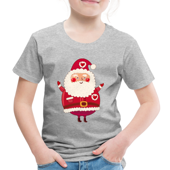 Kerstman - Kids' Premium T-Shirt - grijs gemêleerd
