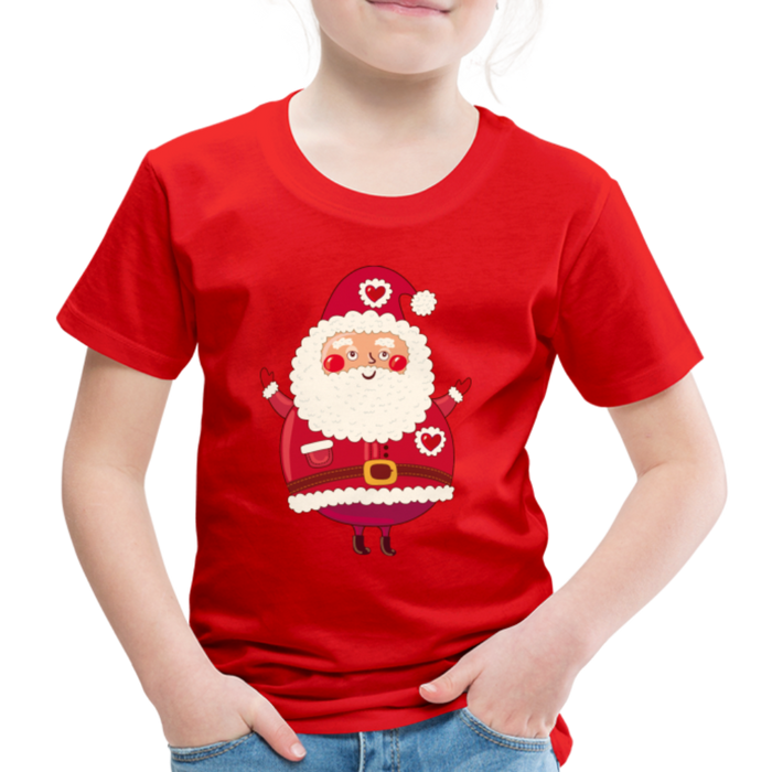 Kerstman - Kids' Premium T-Shirt - rood