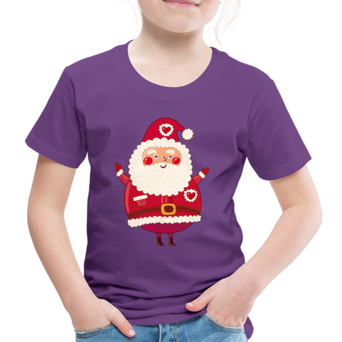 Kerstman - Kids' Premium T-Shirt - paars