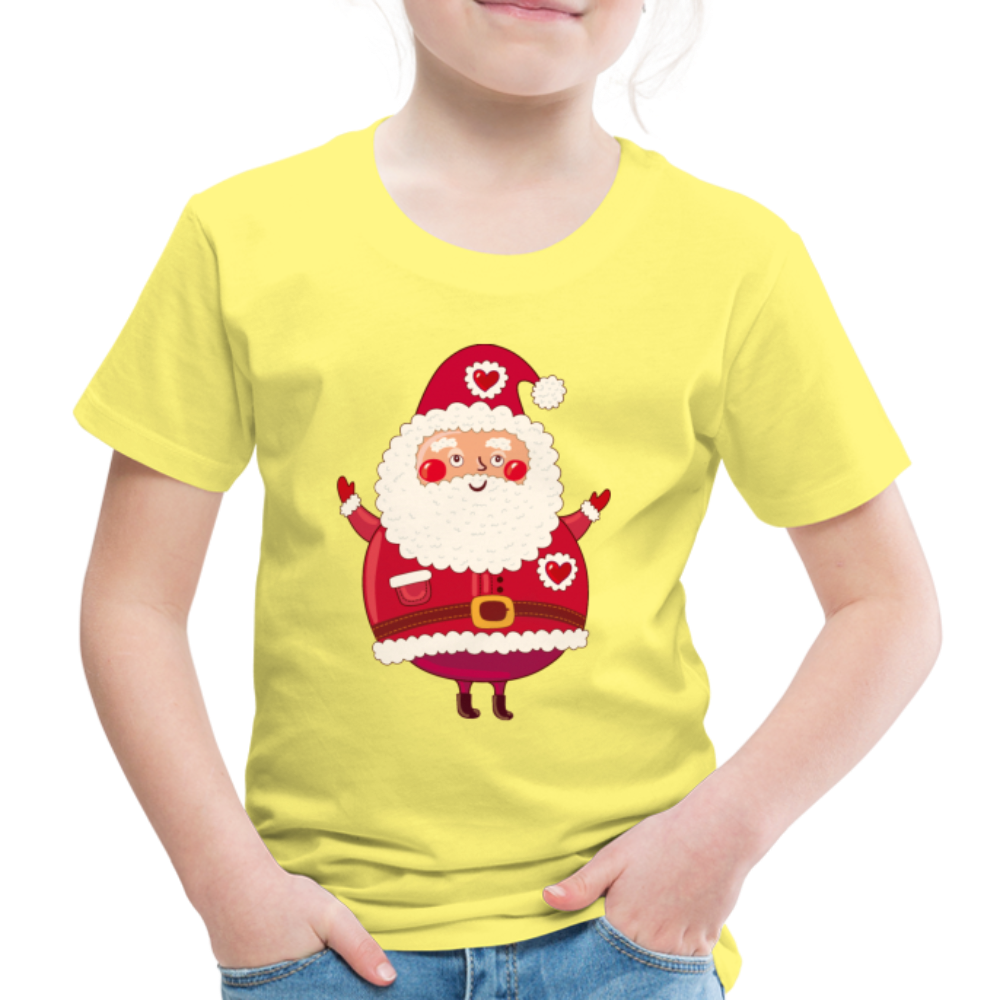 Kerstman - Kids' Premium T-Shirt - geel