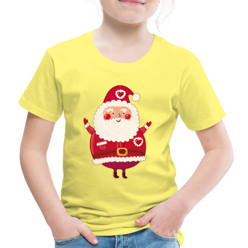 Kerstman - Kids' Premium T-Shirt - geel