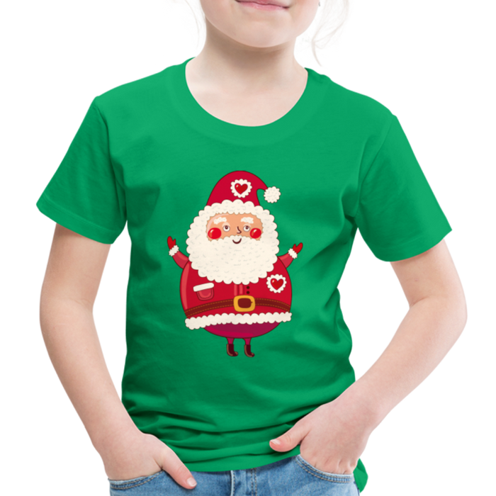 Kerstman - Kids' Premium T-Shirt - kelly groen