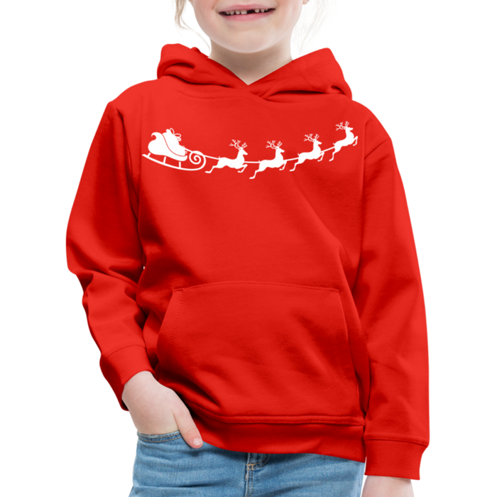 Kerstman - Kids' Premium Hoodie - rood