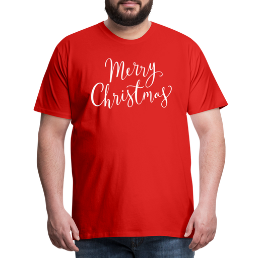 Merry Christmas - Men's Premium T-Shirt - rood