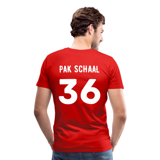 PAK SCHAAL 36 XXX - Mannen Premium T-shirt - red