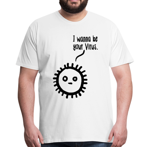 Virus Men’s Premium T-Shirt - wit