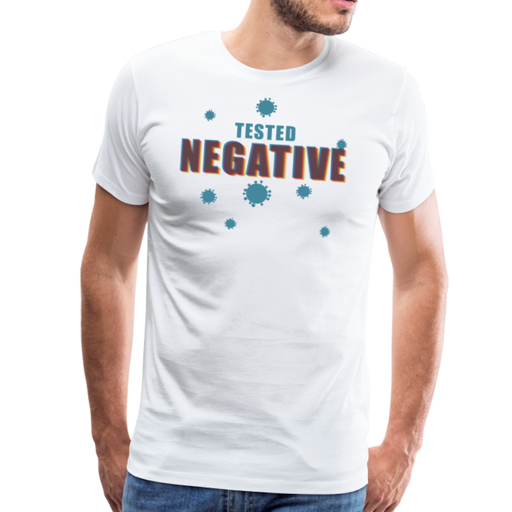 Negative Men’s Premium T-Shirt - wit