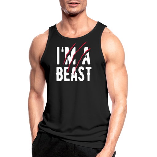 Beast Men’s Breathable Tank Top - zwart