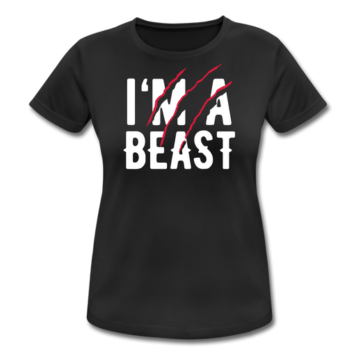 Beast Women’s Breathable T-Shirt - zwart