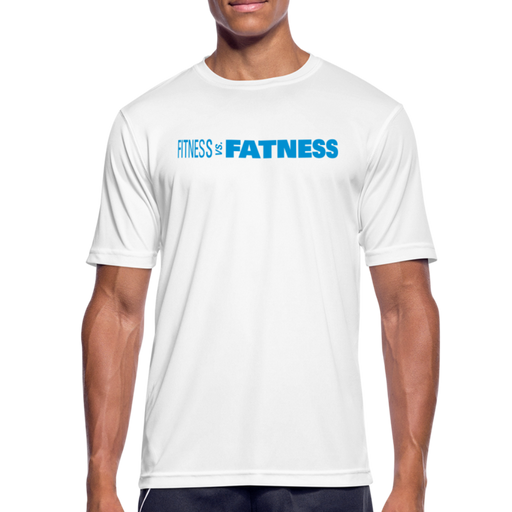 Fatness Men’s Breathable T-Shirt - wit