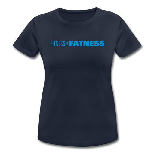 Fatness Women’s Breathable T-Shirt - donkernavy 