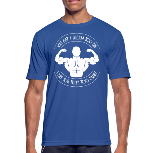 Dream Men’s Breathable T-Shirt - royal blauw