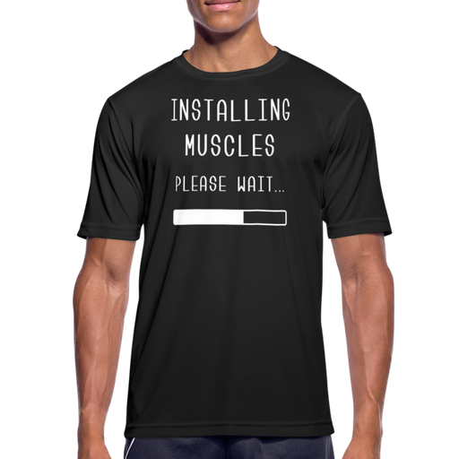 Muscles Men’s Breathable T-Shirt - zwart