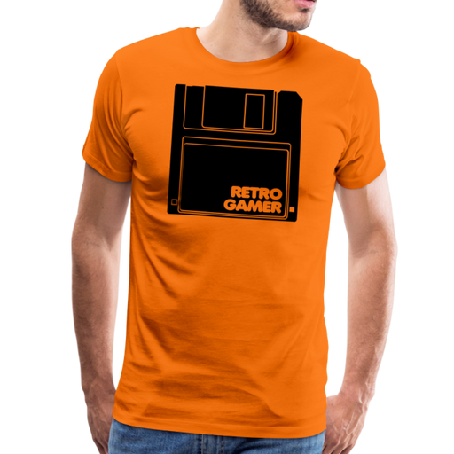 Retro Gamer Men’s Premium T-Shirt - oranje